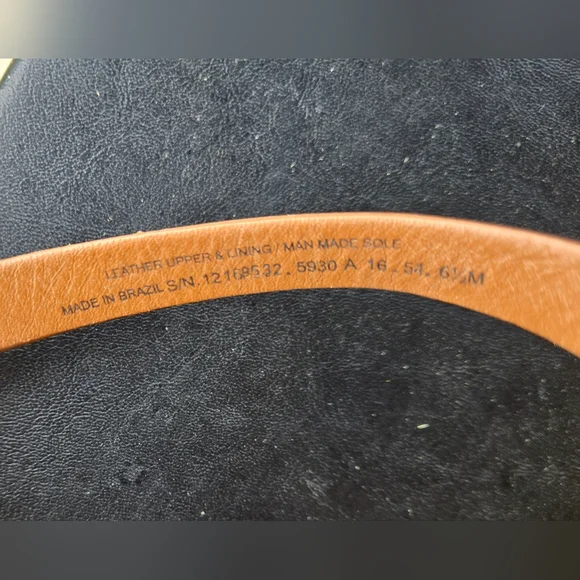 Tory Burch Tan Leather Sandals with Perforated Design - Picture 7 of 7